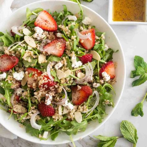 Rocca Salad, Sumac Salad, Sumac Dressing Salad Recipes, Recipes Using Sumac, Recipes With Sumac Spice, Sumac Berries, Pearl Couscous Salad, Middle Eastern Salads, Dried Lemon Peel