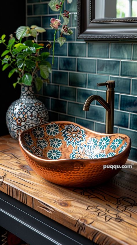 Moroccan Style Bathroom Design Ideas - Puqqu Moroccan Bathroom Ideas, Moroccan Style Bathroom, Moroccan Inspired Bathroom, Moroccan Bathroom, Apartment Cleaning, Deco Bathroom, Unique Tile, Stunning Bathrooms, Bathroom Design Ideas