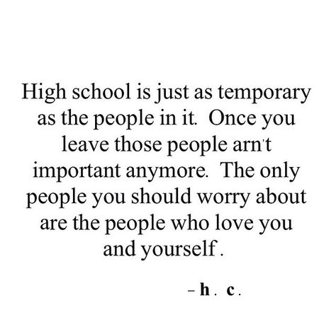 #High School #Temporary High School Loner, Last Day Of High School Captions, Life After High School Quotes, High School Drama Quotes, End Of High School Quotes, Starting High School Quotes, High School Quotes Funny, Quotes About High School, Quotes For High School