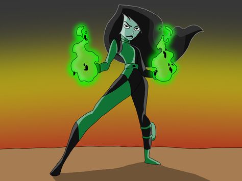 Shego is the best of all the Disney villains. Description from pinterest.com. I searched for this on bing.com/images Shego Photoshoot, Sheego Kim Possible, Jumpsuit With Gloves, Kim Possible Characters, Female Villains, Bodysuit Jumpsuit, Leg Bag, Kim Possible, Afraid Of The Dark