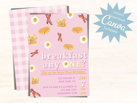 This Invitation Templates item by BirdieDesignStudio has 79 favorites from Etsy shoppers. Ships from United States. Listed on Jul 10, 2024 Brunch Anyone Birthday, Breakfast Birthday Invitations, Breakfast Any One Party, 1st Birthday Breakfast Party, Breakfast Party Invitation, Breakfast Any One Birthday, One Year Old Birthday Brunch, Coffee Themed First Birthday, Breakfast Themed First Birthday