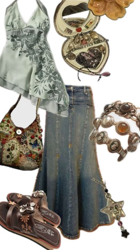 #grunge #coolgirl #alternative #outfitinspo #outfit #outfits #outfitinspiration #outfitideas #styleinspo #style #fashioninspo #fashion #fitinspo #fit #fitcheck #fits #clothes #moodboards #y2kfashion Y2k Inspired Outfit, Earthy Outfits, Fits Clothes, Swaggy Outfits, Mode Inspo, Really Cute Outfits, 2000s Fashion, Mode Vintage, Look At You