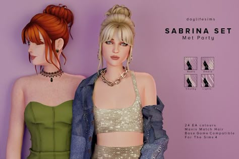 SABRINA CARPENTER Inspired Hairstyle for The Sims 4 Daylife Sims, Sabrina Hair, Pelo Sims, Sims 4 Mm Cc, Hair Set, New Mods, Sims 4 Mm, Sims 4 Characters, Sims Four