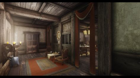 Skyrim House Interior, Skyrim House, Dorm Inspo, Skyrim, House Interior, Home Decor, Home Décor