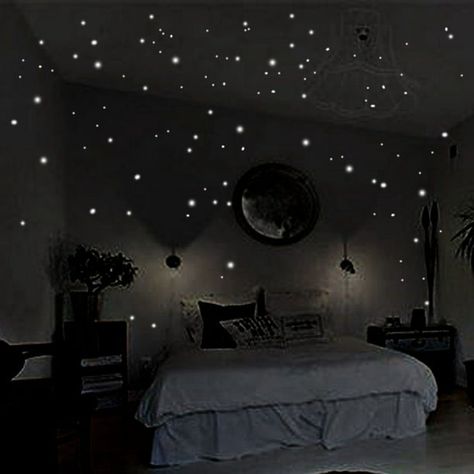 Room Stickers, Dekorasi Kamar Tidur, Wall Stickers Home Decor, Dark Star, Dream Room Inspiration, Wall Decor Stickers, Kids Bedroom Decor, Room Inspiration Bedroom, Room Ideas Bedroom