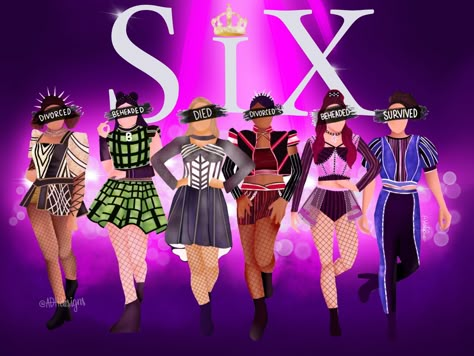 All You Wanna Do Six The Musical Fanart, Six Musical Outfits, Six The Musical Lyrics, Six Art Musical, Six The Musical Outfit Ideas, Six The Musical Art, Six The Musical Inspired Outfits, Six The Musical Fanart, Musical Theatre Humor