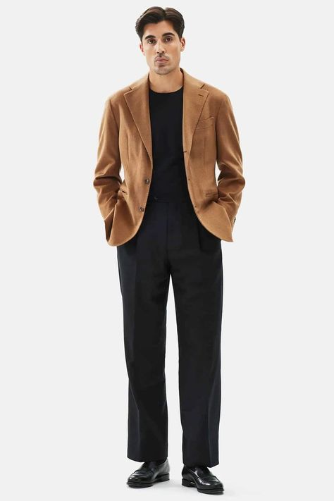 The Modern Man’s 2024 Smart Casual Dressing Guide Brown Blazer Outfit Men, Casual Blazer Outfits Men, Smart Casual Dress Code, Dress Code Casual, Traditional Suit, Blazer Outfits Men, Smart Casual Dress, Blazer Outfits Casual, Smart Casual Style