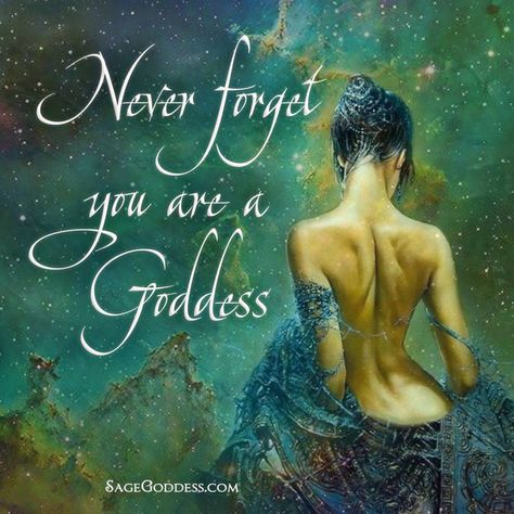 Never forget you are a Goddess. Goddess Spirituality, Divine Feminine Goddess, Goddess Quotes, Healing Techniques, Divine Goddess, Sacred Feminine, Goddess Energy, Feminine Power, Never Forget You