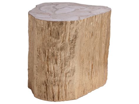 Trunk Segment Side Table Leaf | Lexington Home Brands Exterior Mobile Home, Side Table Couch, Wood Stump Side Table, Console Bench, Christmas Tree Ribbon Garland, Hudson Furniture, Wood Stumps, Little Cabin In The Woods, Tree Stumps