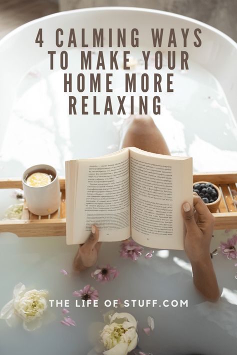 4 Calming Ways to Make Your Home More Relaxing Diy Spa Ideas, Spa Night Ideas, Selfcare Day, Diy Selfcare, 15 Minute Morning Yoga, At Home Spa Day, Home Spa Day, Ways To Destress, At Home Spa