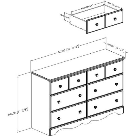 Found it at Wayfair - Summer Breeze Kids 6 Drawer Dresser Commode Shabby Chic, Dresser Dimensions, Lowboy Dresser, Below The Knee Dress, Built In Dresser, Chic Dresser, Diagram Design Ideas, Long Dresser, Silver Cocktail Dress