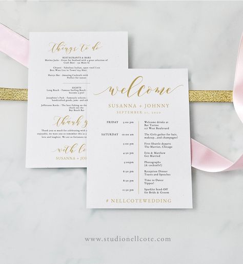 Event Planning Board, Destination Wedding Itinerary, Event Planning Guide, Wedding Itinerary Template, Party Planning Business, Wedding Schedule, Welcome Bag, Wedding Itinerary, Welcome Letters