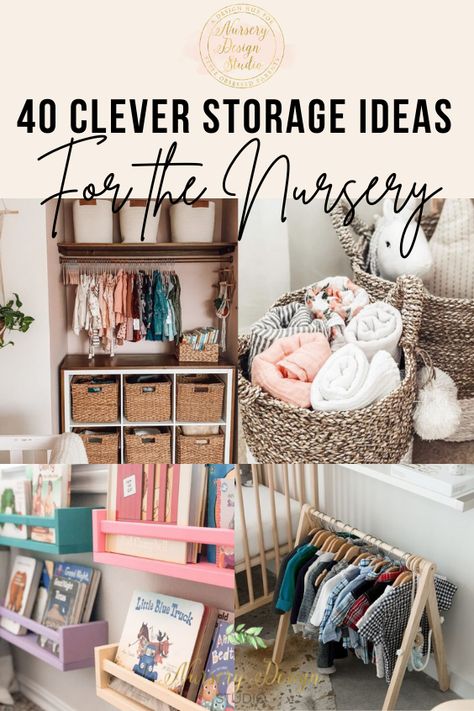 Dresser Storage Ideas, Nursery Storage Ideas, Organized Nursery, Nursery Book Storage, Cubicle Storage, Nursery Dresser Organization, Nursery Storage Baskets, Nursery Closet Dividers, Nursery Closet Organization