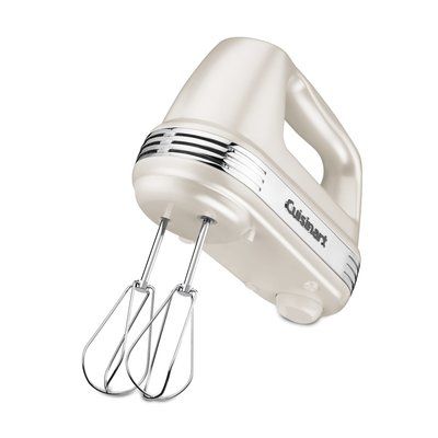 Cuisinart 7 Speed Hand Mixer Color: White Hand Mixers, Mixer Attachments, Electric Hand Mixer, Mixer Cover, Pasta Roller, Stainless Steel Mixing Bowls, Kitchenaid Stand Mixer, Stainless Steel Bowls, Hand Mixer