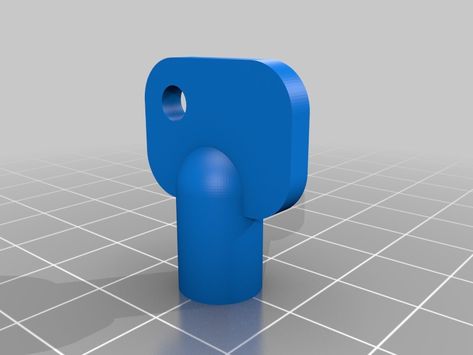 Radiator bleed key | Heizungsentlüftungsschlüssel by petres - Thingiverse Cnc Software, Printer Laser, 3d Printing Projects, 3dprinting Design, 3d Modelle, 3d Printers, Engineering Design, 3d Printer, 3d Art