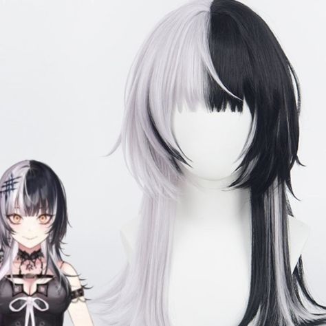 Hololive Vtuber Shiroi Novela Cosplay Wig ON1604 Transform into your favorite Hololive Vtuber with the stunning Shiroi Novela Cosplay Wig! Made with high-quality materials, this wig perfectly replicates the iconic look of Shiroi Novela. Whether for cosplay or daily wear, it's beautiful and realistic appearance will surely make you stand out. Cool Hair Designs, Kawaii Wigs, Kawaii Store, Anime Lingerie, Egirl Outfits, Cosplay Kawaii, Kawaii Hairstyles, Hair Reference, Kawaii Shop