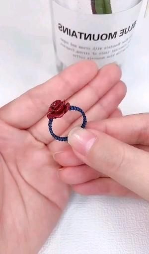 Handicraft Artistic Ring Making 💍 [Video] | Bracelets handmade diy, Beaded bracelets diy, Handmade jewelry diy Cincin Diy, Seni Dan Kraf, Bracelets Handmade Diy, Bracelet Craft Diy, Diy Friendship Bracelets Patterns, Ring Making, Diy Bracelets Easy, Diy Bracelets Patterns, Diy Bracelet Designs