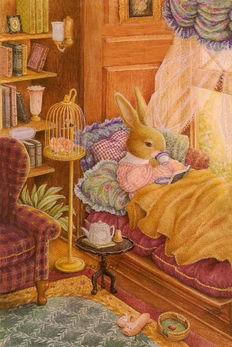 Susan Wheeler Susan Wheeler, Beatrice Potter, 동화 삽화, Bunny Art, A Bunny, Arte Animal, Art And Illustration, Beatrix Potter, Childrens Illustrations