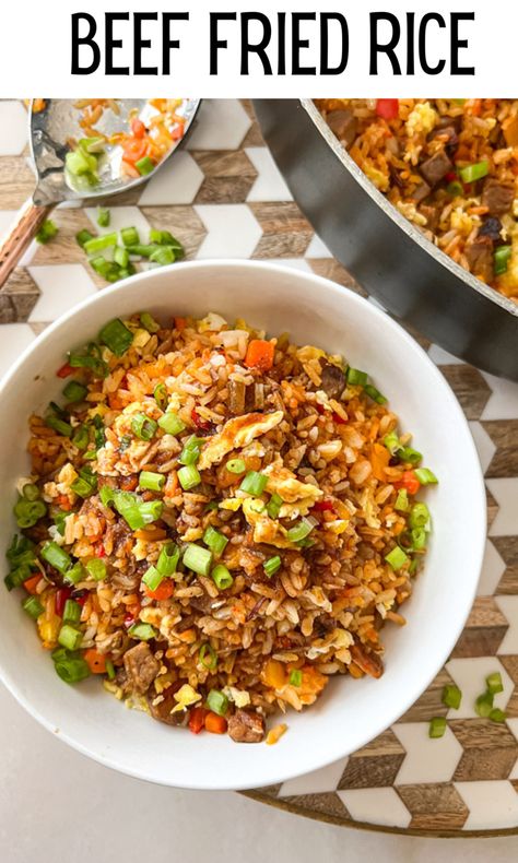 Teriyaki Beef Fried Rice, Beef Fried Rice Recipe Chinese, Ground Beef Fried Rice With Egg, Beef Fried Rice Recipe Easy, Brisket Fried Rice, Brisket Stir Fry, Beef Fried Rice With Egg, Ground Beef Fried Rice, Rice Bowls Vegetarian