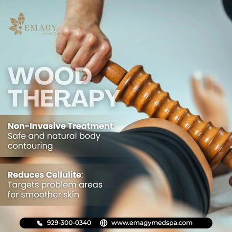 Try wood therapy for natural body sculpting! This unique technique uses wooden instruments to contour the body and reduce cellulite! Book your Appointment Now: 🌐 www.emagymedspa.com We also do mobile visits. Bringing infusions to your home, office, hotel, and events. #AestheticClinic #BeautyEnhancement #SkinCareRoutine #AntiAging #LipFillers #BodySculpting #IVTherapy #VitaminShots #LaserHairRemoval #NonSurgical #WellnessJourney #YouthfulSkin #HealthyGlow #ContourYourBody #BeautyGoals #Glo... Wood Therapy Body Sculpting, Wooden Instruments, Wood Therapy, Iv Therapy, Aesthetic Clinic, Beauty Goals, Office Hotel, Lip Fillers, Smoother Skin