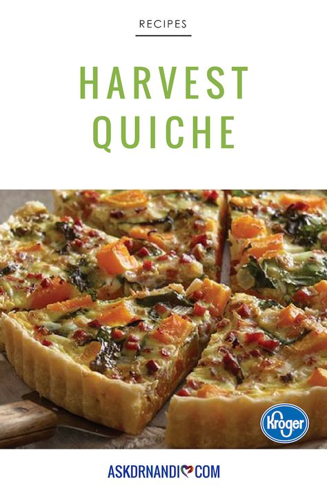 Harvest Quiche. Unexpected ingredients combine in a harmonious fall medley. Breakfast Recipe. Quiche Recipe. Healthy Quiche Recipe. Fall Quiche Recipe. Thanksgiving Quiche Recipes, Harvest Quiche, Thanksgiving Quiche, Fall Quiche Recipes, Fall Quiche, Organic Dinner Recipes, Quiche Recipes Healthy, High Protein Foods List, Healthy Quiche