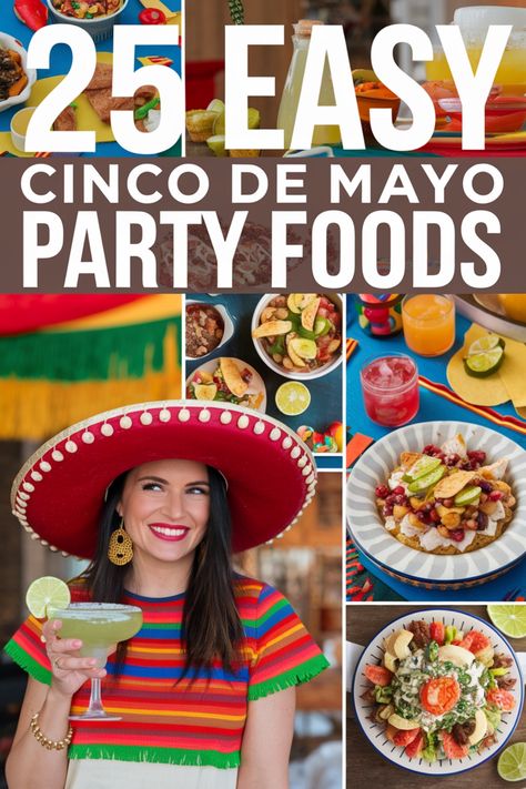 Get ready for a flavor-packed fiesta with these 25 Cinco de Mayo party food ideas! From easy appetizers and crowd-pleasing dips to delicious desserts and kid-friendly snacks, these recipes will make your celebration unforgettable. Perfect for potlucks, office parties, and Mexican-themed gatherings! Mini Taco Cups, Churro Bites, Mini Tacos, Kid Friendly Snack, Easy Appetizers, Lime Wedge, Party Food Ideas, Office Parties, Tortilla Chips