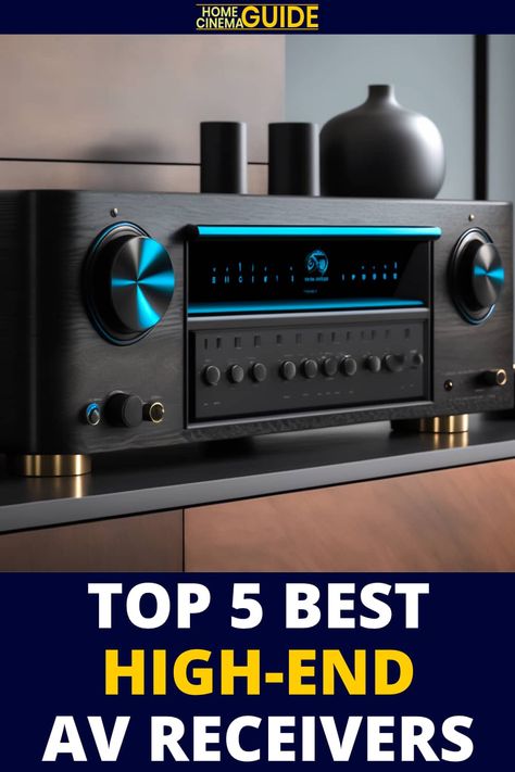 top 5 best high-end-AV receivers Best New Gadgets, Audiophile Systems, Hifi Room, Audiophile Room, Best Home Theater System, Denon Avr, Theater Rooms, Hifi Amplifier, Computer Gadgets