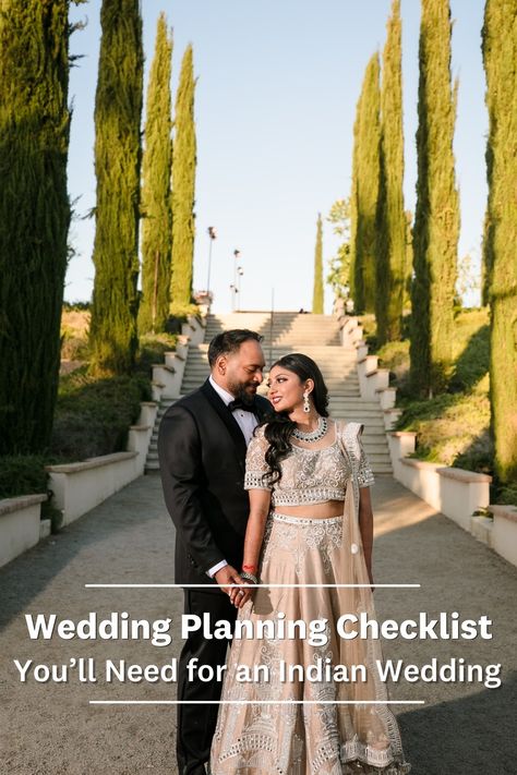 Planning for a wedding can be confusing at times. To make sure that you do not forget anything at the last minute, we’re here with the ultimate Indian wedding planning checklist for you! Indian Wedding Timeline, Indian Wedding Budget, Indian Wedding Planning Checklist, Bridal Care, Wedding Planner List, Wedding Music Playlist, Wedding Checklist Timeline, Wedding Planning On A Budget, Before The Wedding