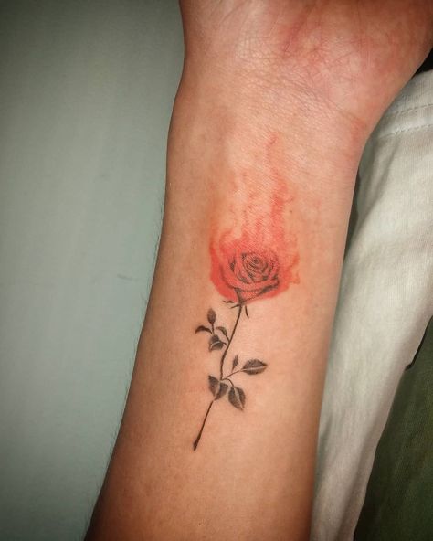 Locust Tattoos, Fire Rose Tattoo, Flower Meanings Chart, Tattoo Flower Rose, Flames Tattoo, Rose Color Meanings, Small Lotus Tattoo, Tattoos With Deep Meaning, Flower Tattoo Meanings