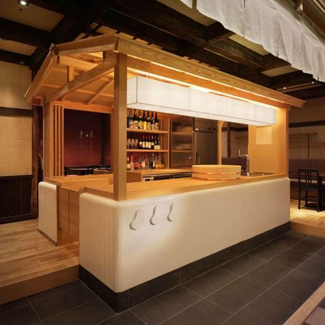 Small Restaurant Interior, Food Truck Business Plan, Japanese Coffee Shop, Street Food Design, Food Stall Design, Japanese Bar, Zen Room, Kiosk Design, Modern Kitchen Interiors