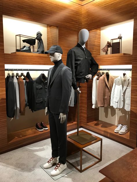 Ermenegildo Zegna, Chicago, F/W 2017 Zegna Store, Furniture Store Interior, Invoice Design Template, Invoice Design, Window Display Design, Store Interior, Ermenegildo Zegna, Display Design, Visual Merchandising