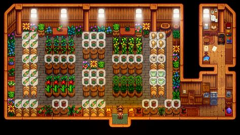 Shed Layout, Stardew Valley Expanded, Stardew Valley Layout, Stardew Valley Tips, Stardew Valley Farms, Stardew Valley Fanart, Farm Layout, Farm Games, Year 6