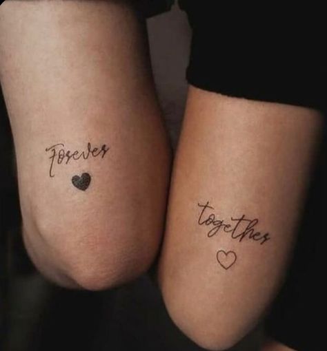 Matching Married Couple Tattoos, Couple Tattoo Quotes, Couple Wrist Tattoos, Partner Tattoos, Maching Tattoos, Tattoo For Boyfriend, Small Couple Tattoos, Bestie Tattoo, Couple Tattoos Unique