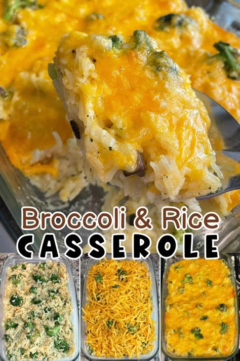 This recipe for Broccoli and Rice Casserole is an old fashioned favorite that’s making a comeback on social media! It’s time to revisit this cheesy, easy broccoli rice casserole recipe and see why it’s trending again! Christmas Broccoli, Easy Broccoli Rice Casserole, Cheesy Rice Casserole, Cheese Rice Casserole, Cheese Casserole Recipes, Broccoli And Cheese Casserole, Broccoli Cheese Rice Casserole, Broccoli Cheese Rice, Recipe For Broccoli