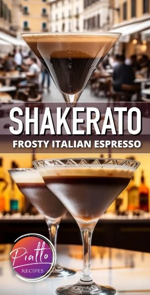 Shakerato is a refreshing Italian coffee-based drink that is perfect for a hot summer day. Made simply with espresso and ice, the drink is shaken to create a frothy, cold beverage that is sure to please. 

The caffè shakerato (as it is called in Italian) is the Italian answer to all of those calorie-laden coffee shop drinks. The sugar in the Italian Shakerato recipe is optional. However, a bit of sugar is both tasty and helps the drink to produce a better foam.

#drinks #summer #italian Italian Food Authentic, Cold Espresso, Coffee Shop Drinks, Espresso Drink, Food Authentic, Authentic Italian Recipes, Italian Espresso, Espresso Drinks, Italian Recipes Authentic