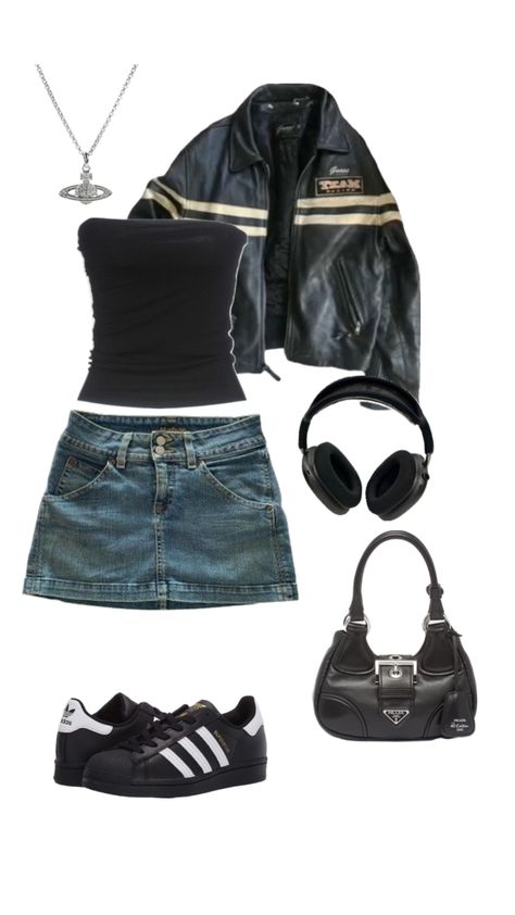 #outfitinspo #outfit #vintage #y2k Look Grunge, Downtown Outfits, Outfit Inspo Casual, 2000s Fashion Outfits, Swaggy Outfits, Mode Inspo, Cute Everyday Outfits, 가을 패션, Really Cute Outfits