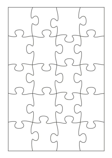 Puzzle Piece Template, Puzzle Piece Art, Puzzle Piece Crafts, Puzzle Maker, Free Printable Puzzles, Make Your Own Puzzle, Diy Puzzles, Puzzle Crafts, Printable Puzzles