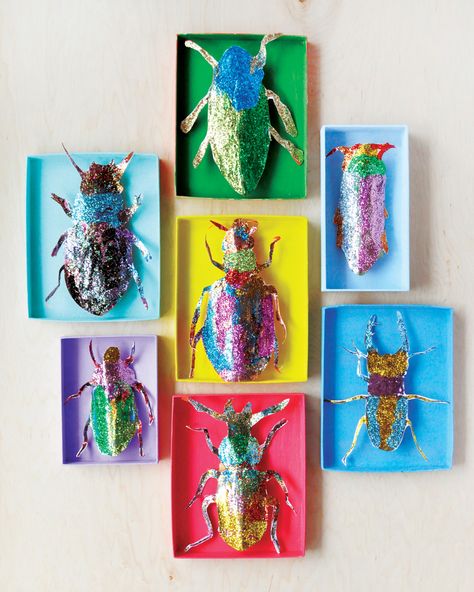 handmade charlotte's glitter beetles! - Oh Joy! Insect Art Projects, Joy Cho, Insects Theme, Oh Joy, 4th Grade Art, Kid Friendly Crafts, Handmade Charlotte, Bug Art, Elementary Art Projects