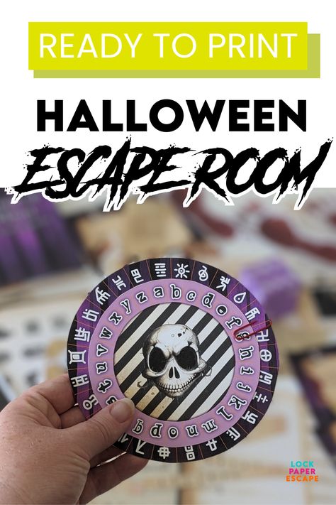 Halloween Craft For Middle School, Halloween Arts And Crafts For Upper Elementary, Family Halloween Party Ideas, Halloween Fear Factor, Halloween Activities For Middle School, Halloween Games Middle School, Escape Room Puzzles For Adults, Halloween Party Classroom, Escape Rooms