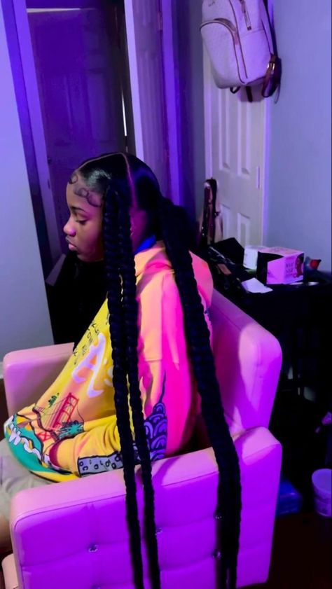 All Pink Hair, Layered Pixie, Hair Dye Ideas, Braided Hairstyles For Black Women Cornrows, Sleek Ponytail Hairstyles, Big Personality, Big Box Braids Hairstyles, Black Ponytail Hairstyles, Feed In Braids Hairstyles