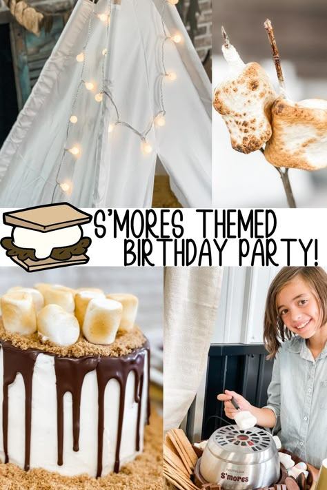 S’more Bday Party, Smores Bday Party Ideas, S’more Party Decorations, S’mores Bonfire Party, S’mores Campfire Party, S'more Birthday Party, S'mores Birthday Party, S’mores Birthday Party Decorations, First Birthday Smores Theme