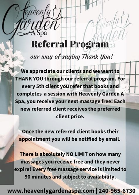 Esthetician Referral Program, Salon Referral Program, Med Spa Open House Ideas, Med Spa Event Ideas, Spa Promotion Ideas, Referral Program Ideas, Spa Manager, Esthetics Business, Massage Ideas