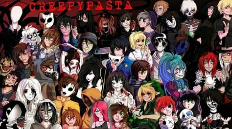 Creepypasta Wallpaper, Creepypasta Family, Creepypasta Fanart, Creepy Pasta Family, Creepypasta Funny, Creepypasta Cute, Laughing Jack, Creepypasta Characters, Slenderman