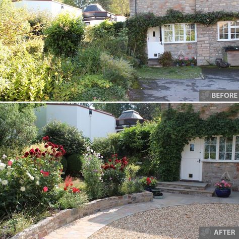 Front Garden Driveway, Front Garden Ideas Driveway, Garden Ideas Driveway, Garden Driveway, Creative Landscaping, Driveway Design, Gravel Driveway, Garden Design Layout, Coach House