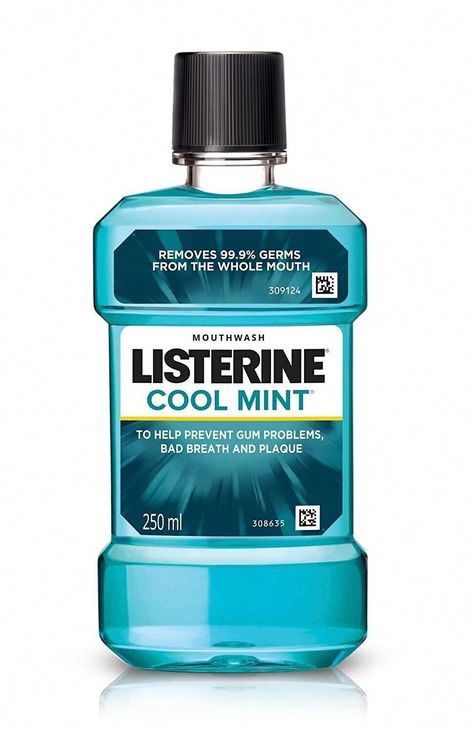 #OralCareDental Listerine Mouthwash, Homemade Mouthwash, Listerine Cool Mint, Blemish Remover, Tooth Decay, Mouthwash, Cotton Ball, Oral Hygiene, Oral Care