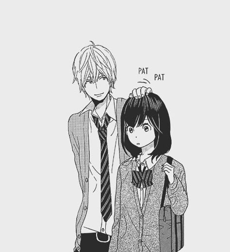 Algun dia encontrare a alguien que me de palmadas en la cabeza como lo hace usui Queen Of Wands, Hirunaka No Ryuusei, Pat Pat, Image Couple, Anime Head, Manga Couple, Anime Expressions, Wolf Girl, Shoujo Manga