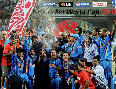 2011 champs 2011 Cricket World Cup, Indian Cricket Team, Team Theme, World Cup Trophy, First World Cup, Cricket (sports), India Cricket Team, World Cricket, World Cup Champions