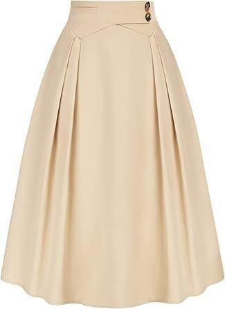 Skirt dresses degsining Casual Midi Skirt, Bridesmaid Dresses Ideas, Linen Skirts, Midi Skirt Casual, Classy Skirts, Twill Skirt, Midi Skirt With Pockets, Skirt Casual, Modest Skirts