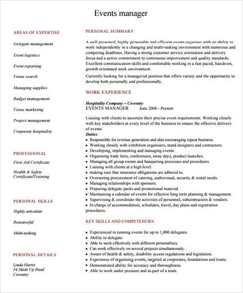 Event Planner Resume Event Planner Resume, Management Resume, Accountant Resume, Literacy Specialist, Job Titles, Cv Examples, Manager Resume, Resume Sample, Download Resume