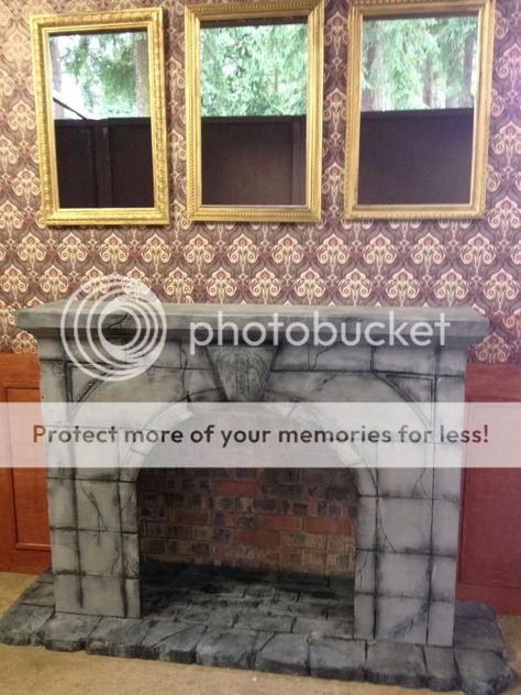 Static: - Foam fireplace | Halloween Forum Foam Fireplace, Fireplace Halloween, Foam Props, Halloween Fireplace, Halloween Forum, Faux Fireplace Diy, Faux Fireplace, Diy Fireplace, Big Project